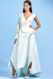 Structured Jacquard Gown