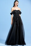 Metallic Hand Weaved Cord Detailed Organza Long Dress