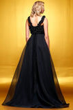 Metallic Hand Weaved Cord Detailed Organza Long Dress