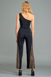 Jumpsuit with Metallic Detail
