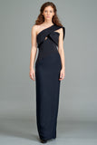 One Shoulder Long Fitted Dress