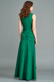 Pleated Draped Gown