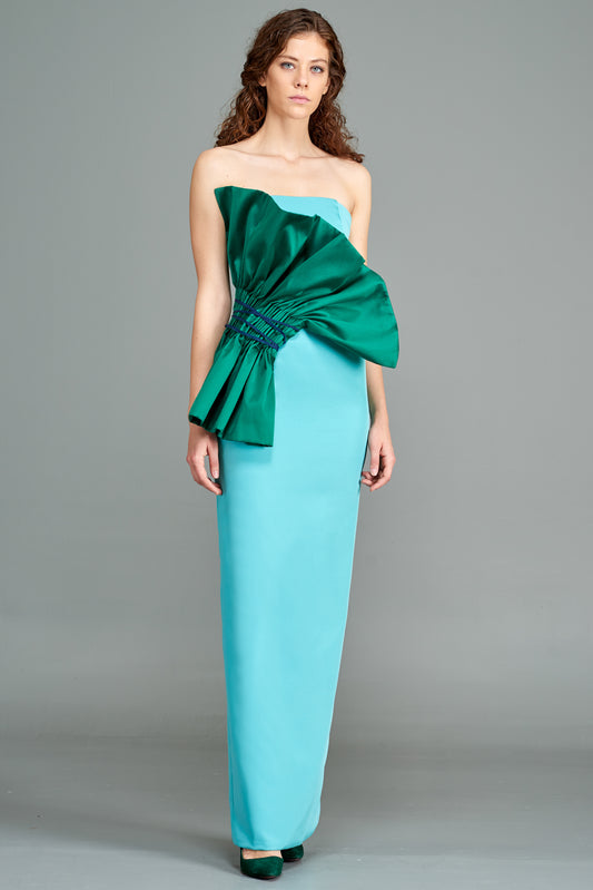 Taffeta Structured Faille Gown