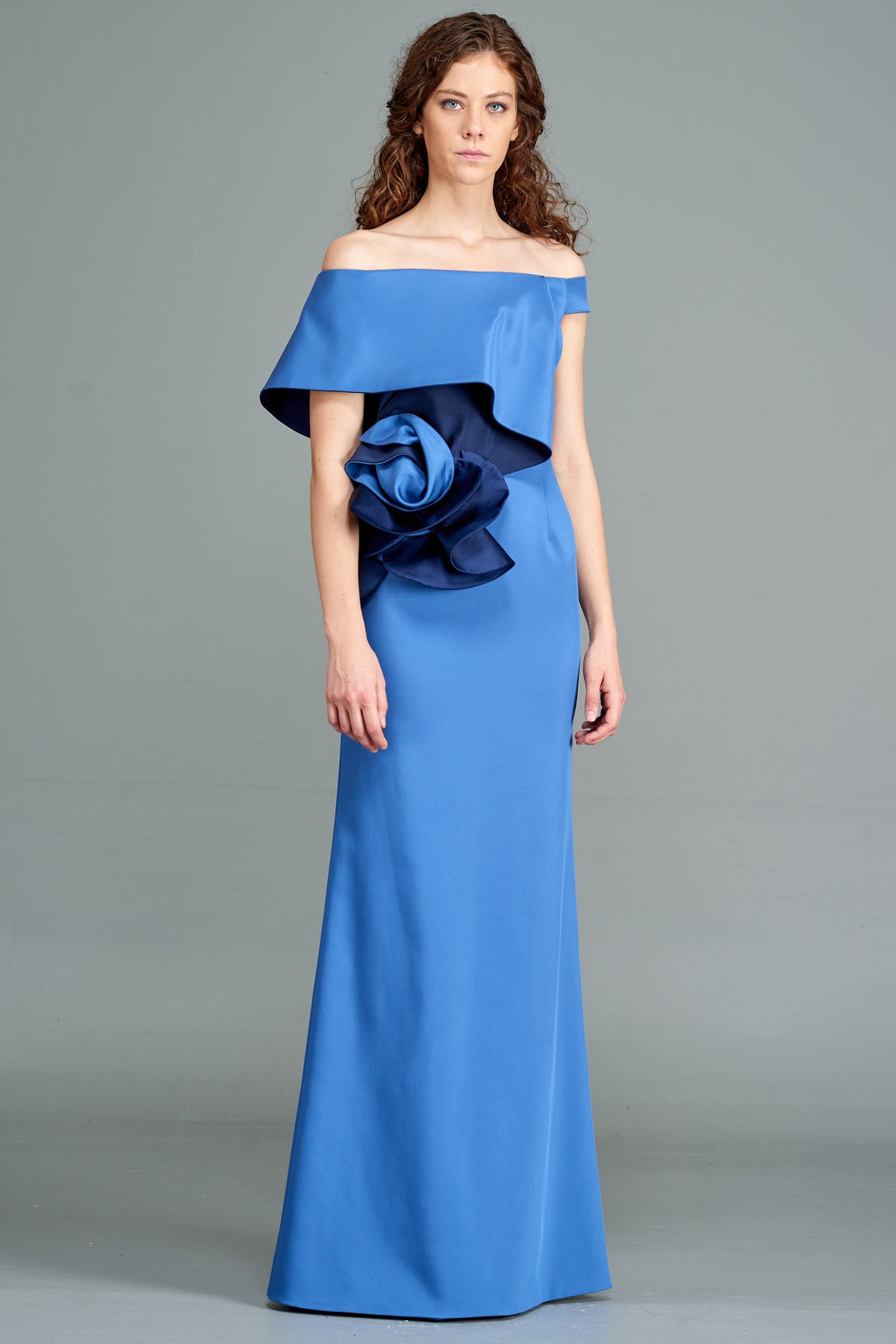 Draped Rose Gown