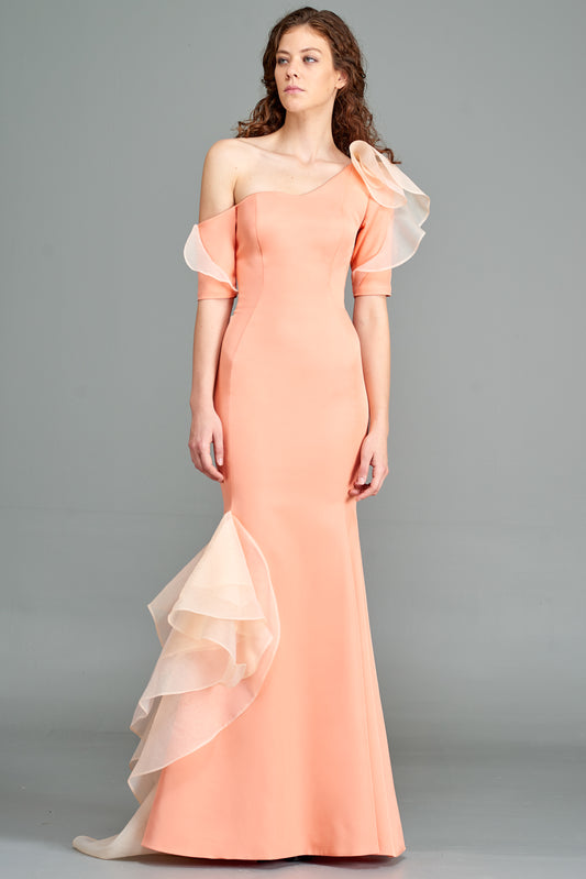 Organza Detailed Gown