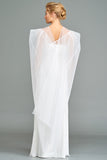 Organza Cape Detailed Gown