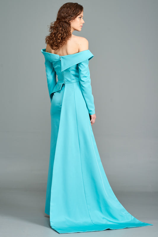 Off-The-Shoulder Gown