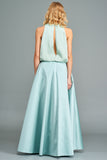 Viscose Satin and Taffeta Gown