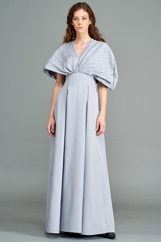 Pleated Long Dress