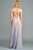 Two-Tone Lace Gown