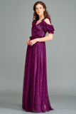 Ruffled Lace Gown
