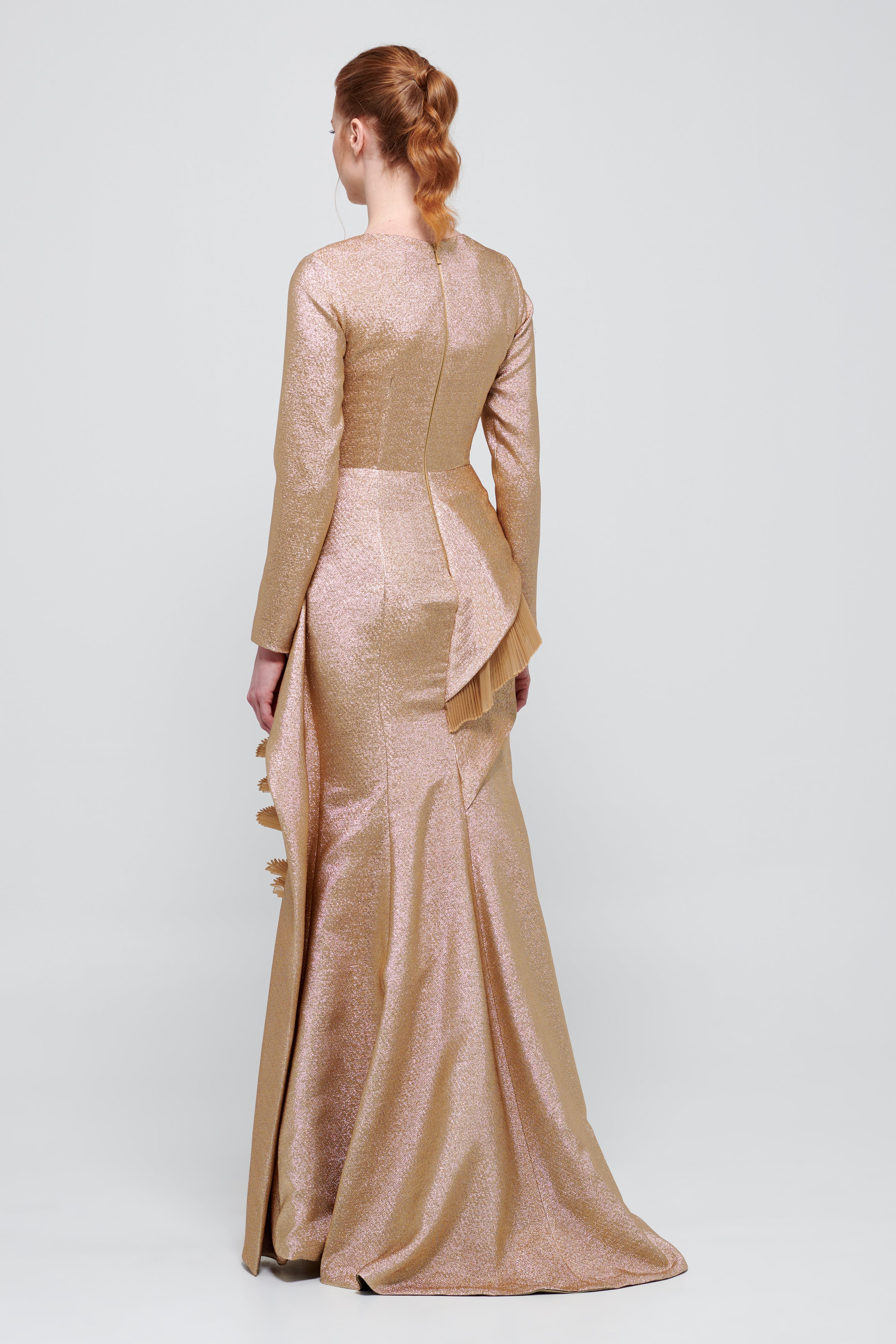 Long Sleeve Gold Dress Long Sleeve Gold Dress