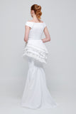 Off The Shoulder Two Tone Mermaid Dress