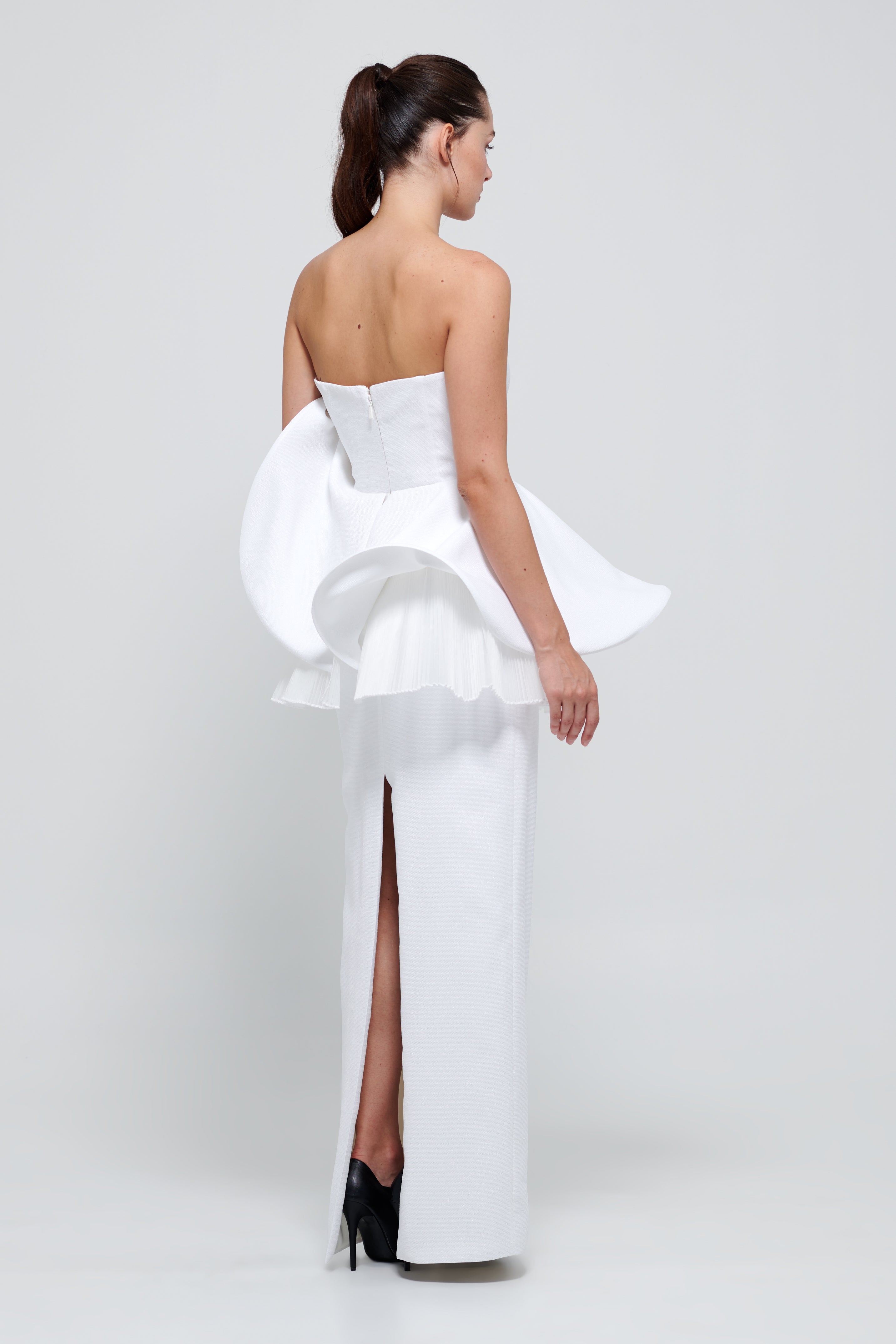 Strapless Long White Dress John Paul Ataker Strapless Long White Dress John Paul Ataker