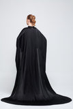 Cape-Effect Long Dress