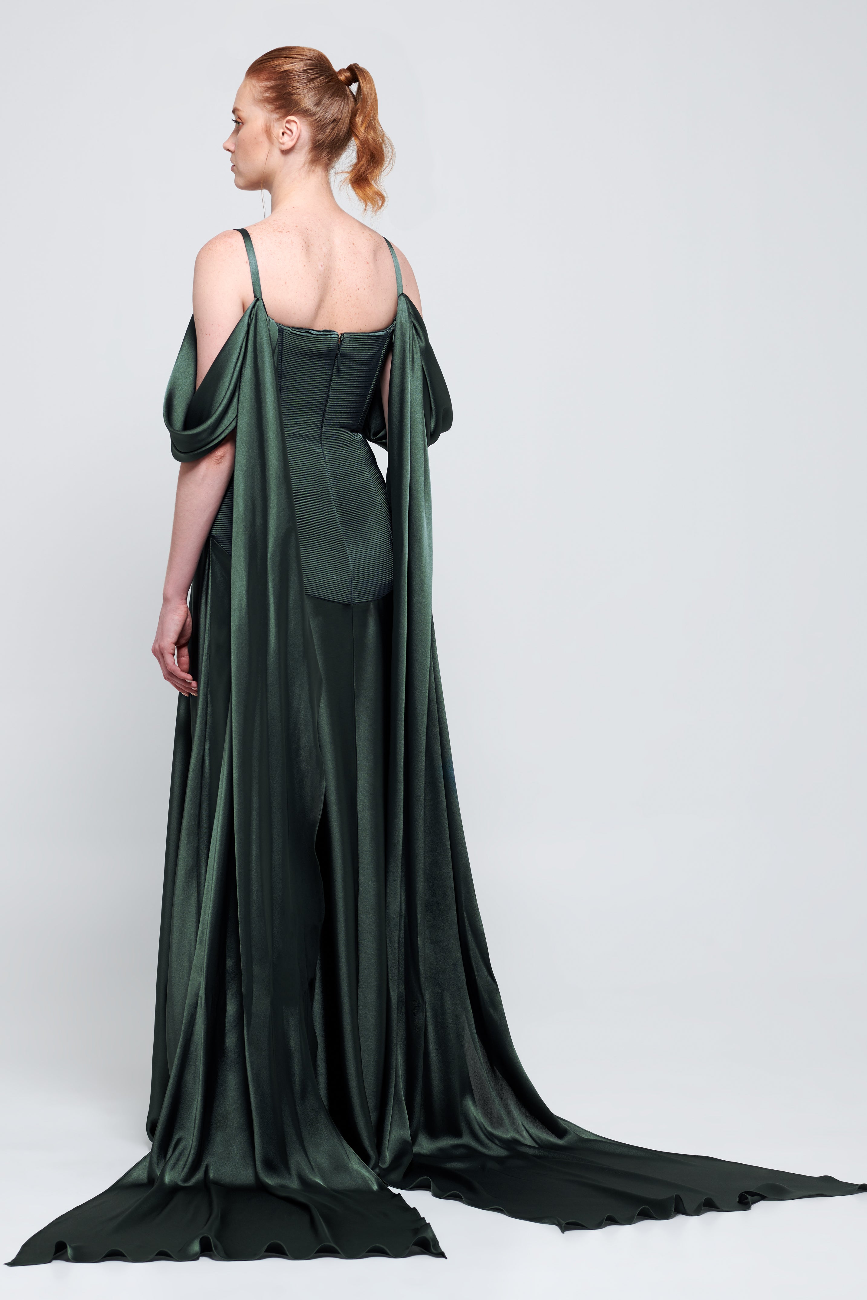 Elegant Cold Shoulder Neckline Dress John Paul Ataker Elegant Cold Shoulder Neckline Dress John Paul Ataker
