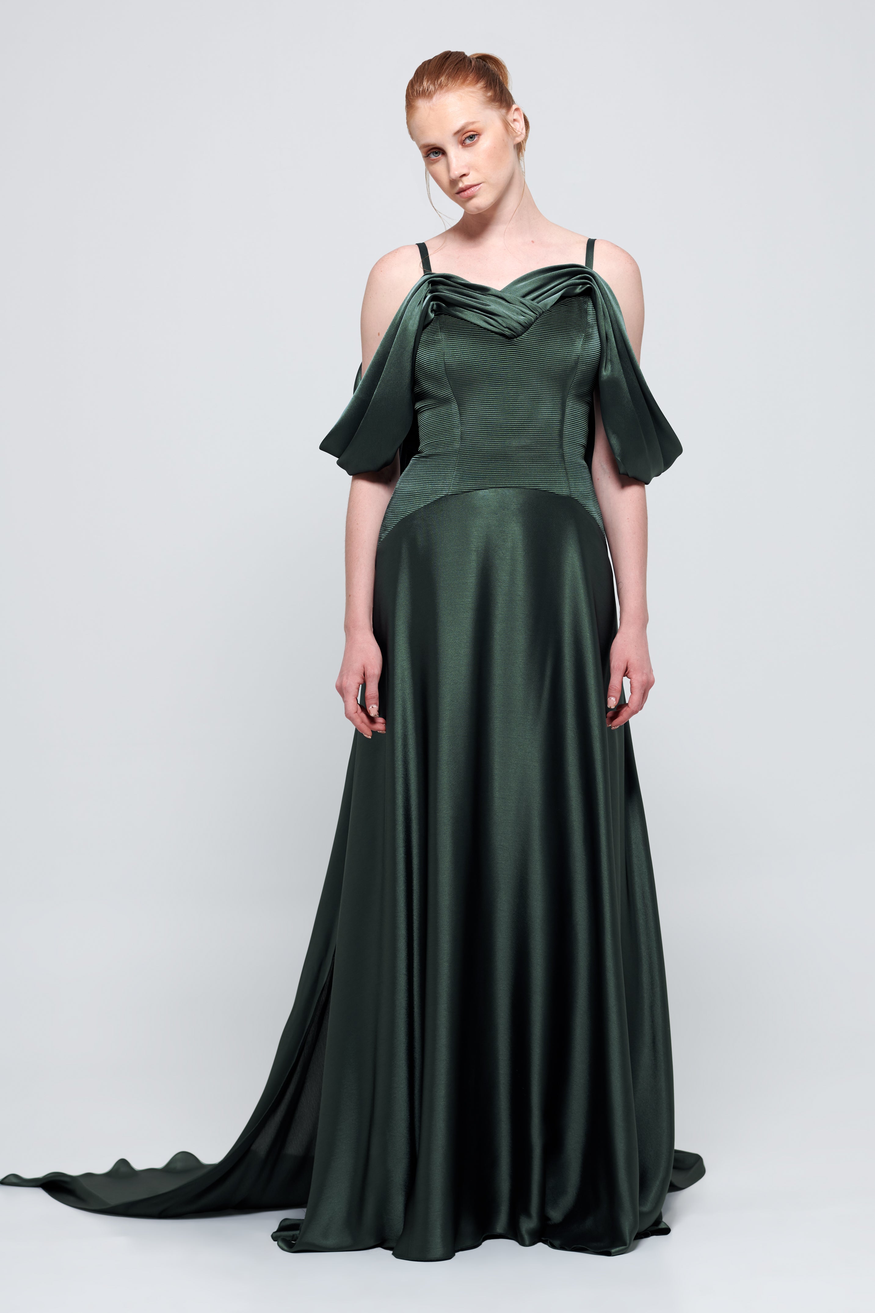 Elegant Cold Shoulder Neckline Dress – John Paul Ataker