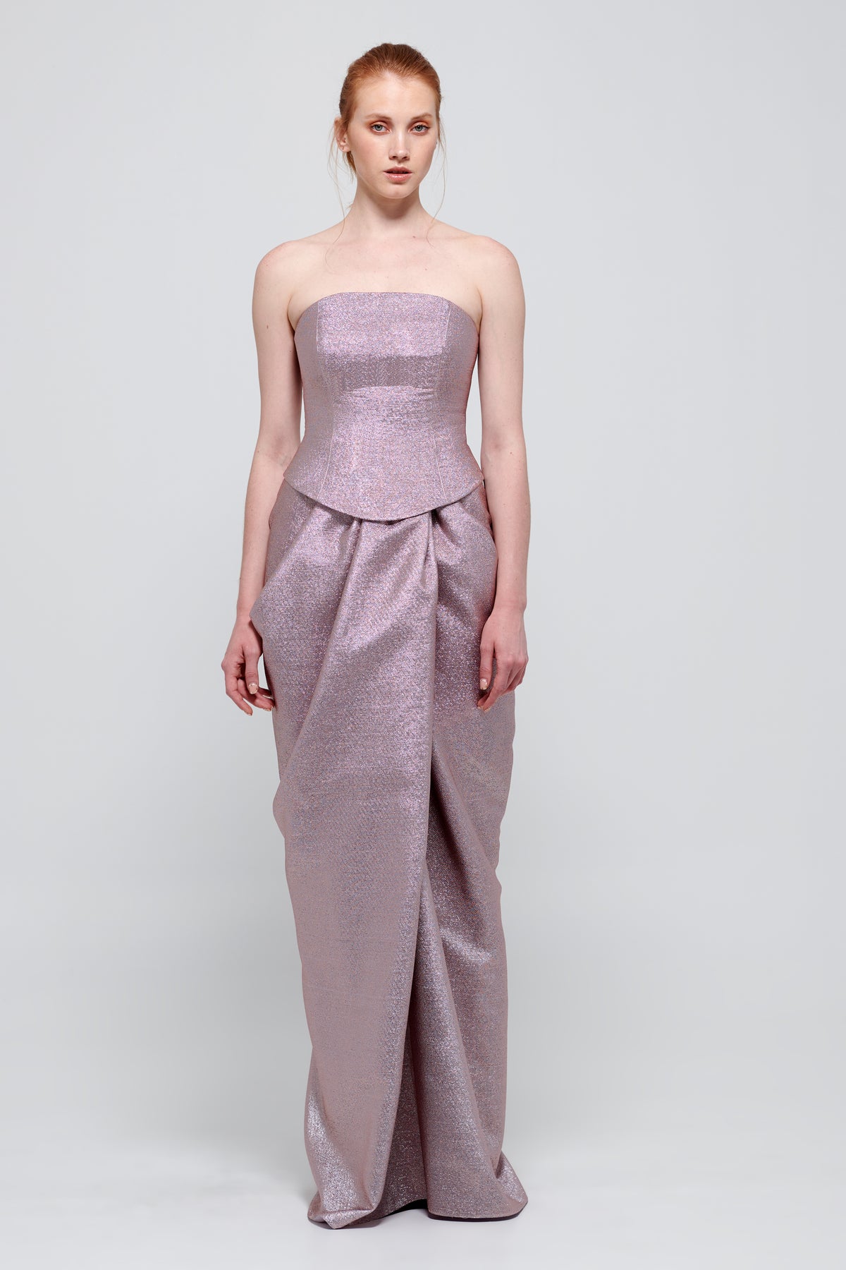 Strapless Lilac Gown