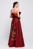 A-Line Red Dress