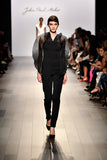 Pleated Organza Detailed Double-Faced Viscose Jumpsuit