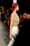 Hand Weaved Cord Detailed Faille Crop Top and Pant