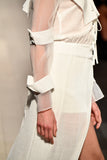 Organza Detailed Viscose Jacquard Top and Short