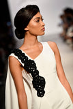 Metallic Knotted Cord Detailed Dress