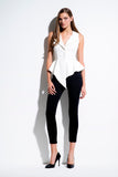 Structured Peplum Vest and Pant