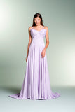 Draped Viscose A-Line Dress