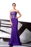 Leatherette and Faille Mermaid Dress