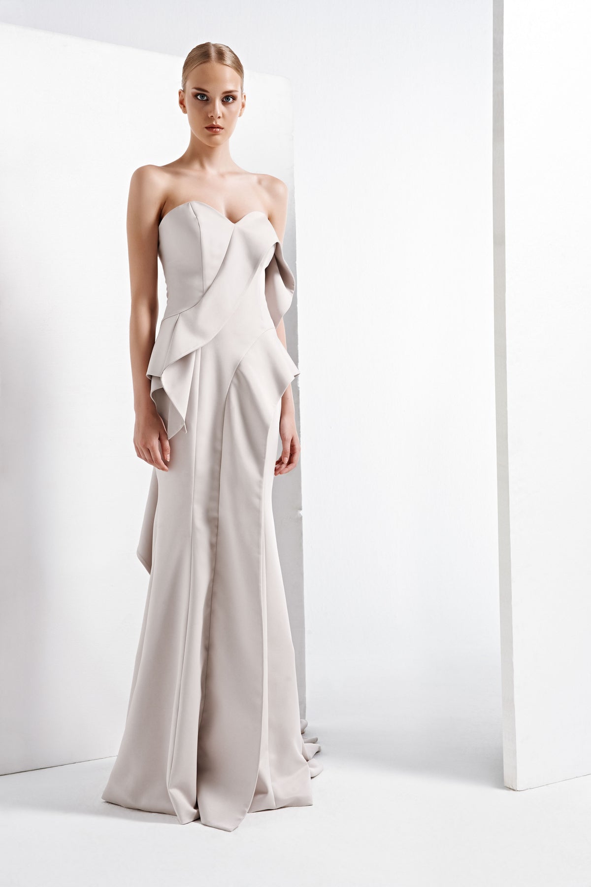 Structured Faille Mermaid Dress