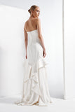 Structured Ruffled Mermaid Dress