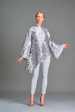Laser-cut taffeta top with viscose lining - John Paul Ataker
