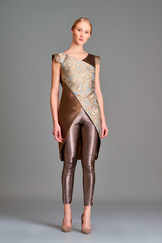 Multi fabric combined top - John Paul Ataker