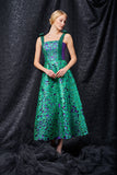 Sequin Detailed Taffeta Midi Dress