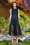 Metallic Band and Fringe Dress