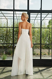 Special Pleat Organza and Taffeta Gown with Panels