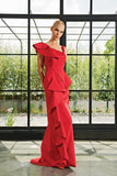 Ruffled Side Detail Dress