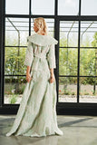 Fil-Coupe and Soft Organza Jacket and Fil-Coupe Skirt