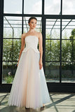 Multi Color Organza Pleated Gown
