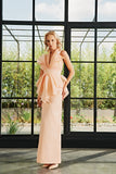 Draped Detail Long Dress