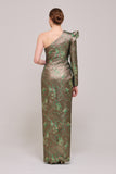 One Shoulder Bow Details Long Dress