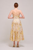 Printed Jacquard Midi Dress