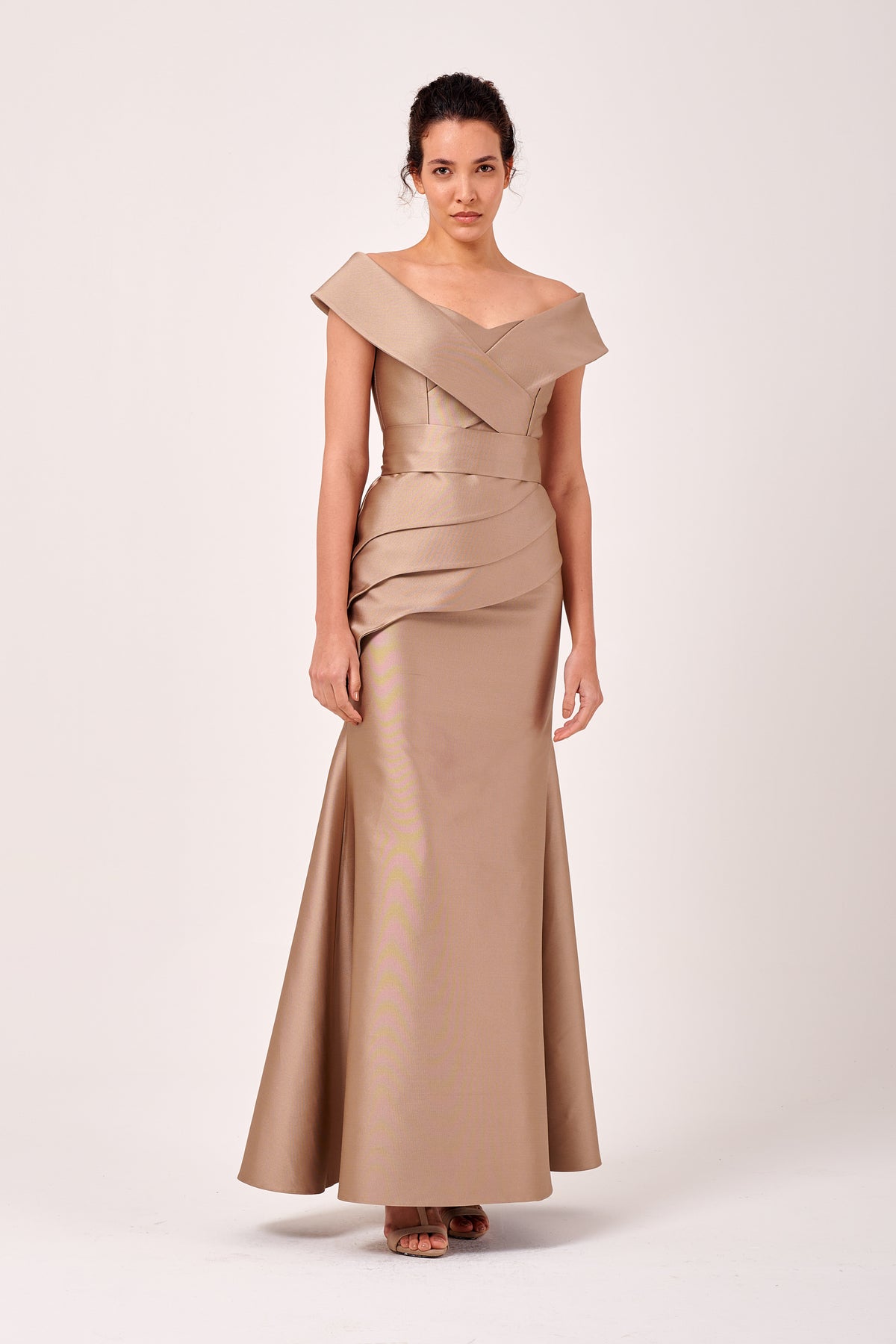 Portrait collar cocktail dress on sale