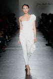Side Ruffled Double Viscose Jumpsuit