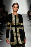 Metallic Laser Cut Shiny Velvet Long Jacket