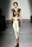 Laser Cut Faux Leather Top and Pant