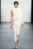 Cape Sleeve Top and Mesh detailed Skinny Pant
