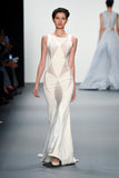 Mesh Cut-Out Detailed Viscose Dress
