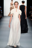 Structured Twill and Mesh Dress